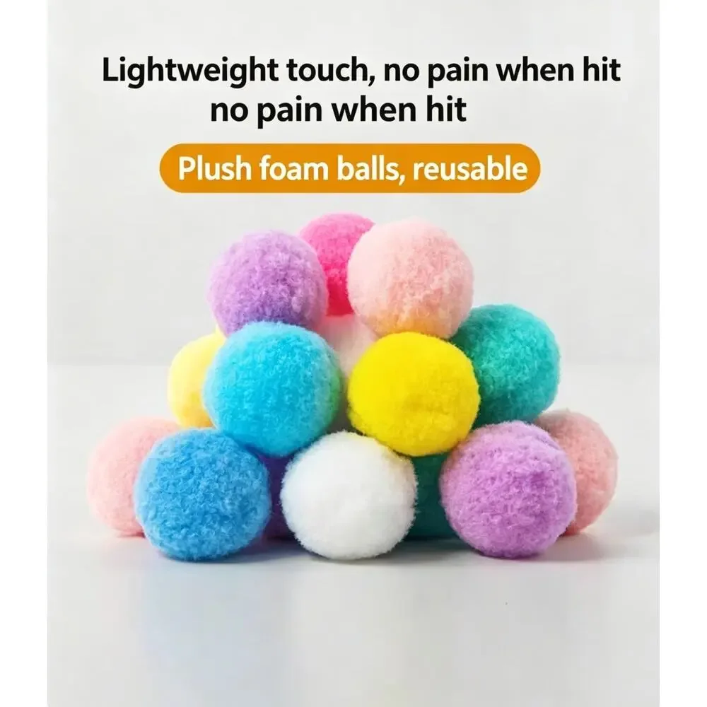 Interactive Cat Ball Launcher Gun | Cat Plush Ball Shooter Toy